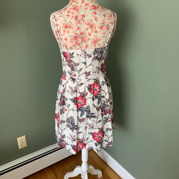 LOFT Wallpaper Floral Bustier Dress EUC - Picture 10 of 12
